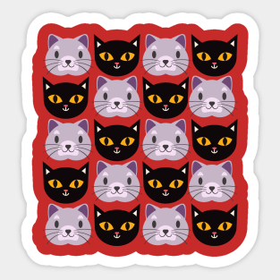 FULL OF CATS Sticker